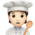 🧑🏻‍🍳 cook: light skin tone display on Apple